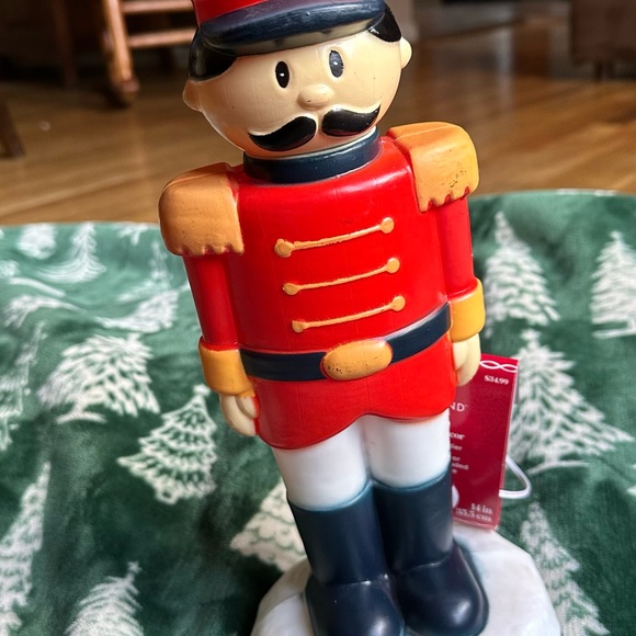 Nutcracker - plastic, light up - 12 inches tall - Picture 2 of 6